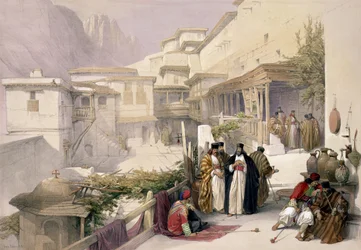 1839年2月17日、セントキャサリン修道院、1839年2月17日、「聖地」のボリュームIIIのプレート120。 1849
